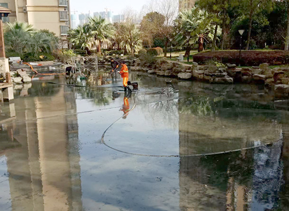 昭通景观池淤泥清理